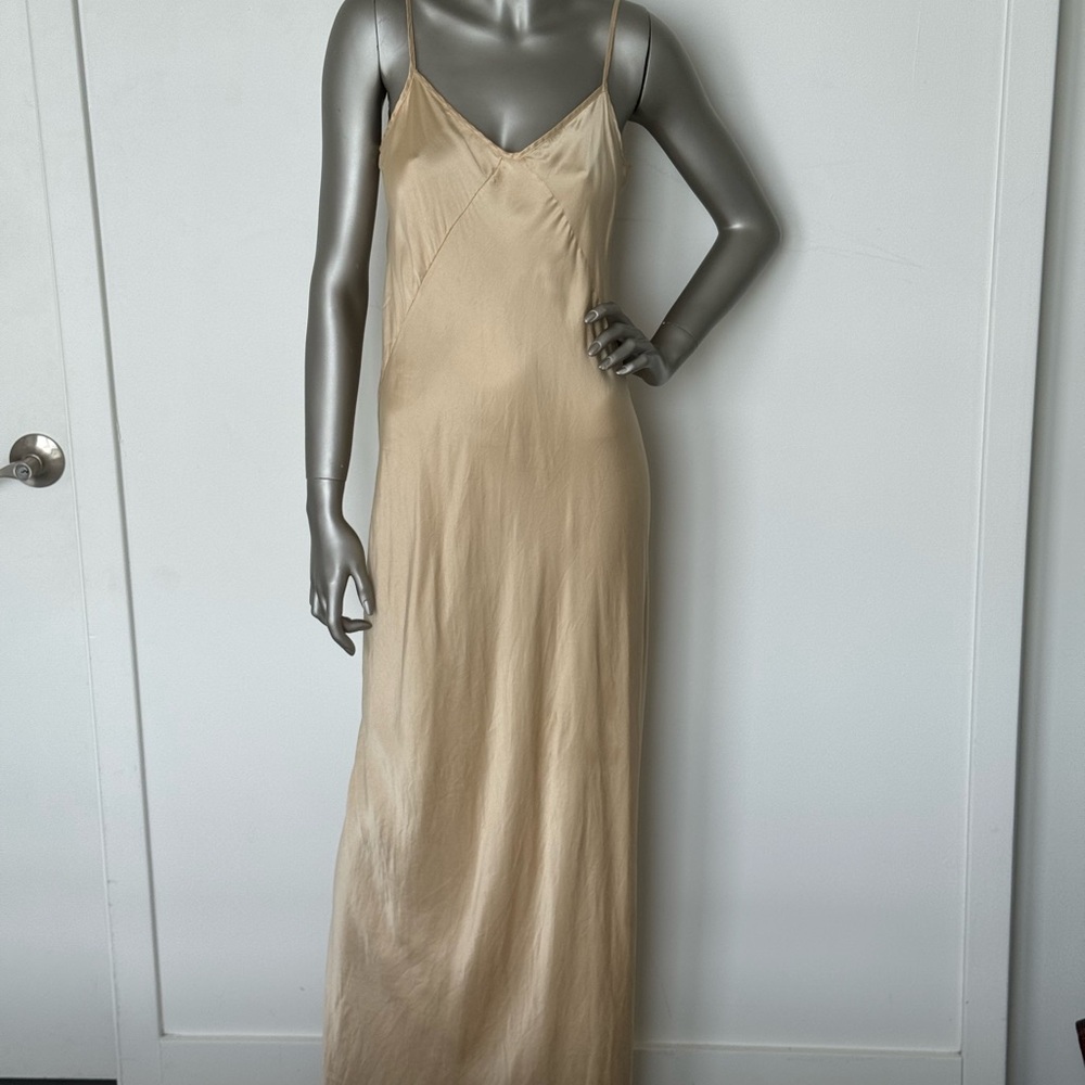 Alexander Wang Beige Slip Dress